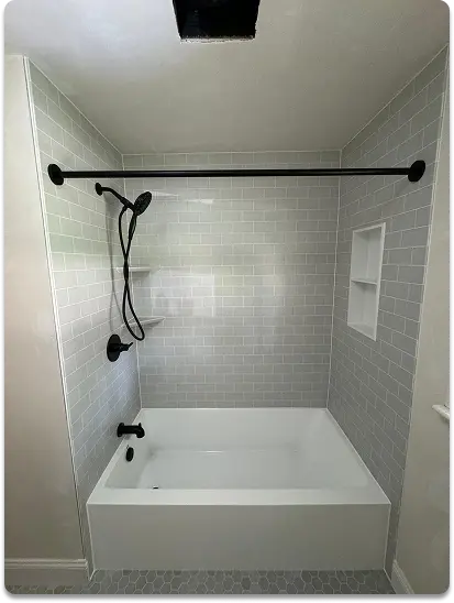 Remodeled bathroom project by Prime Bath