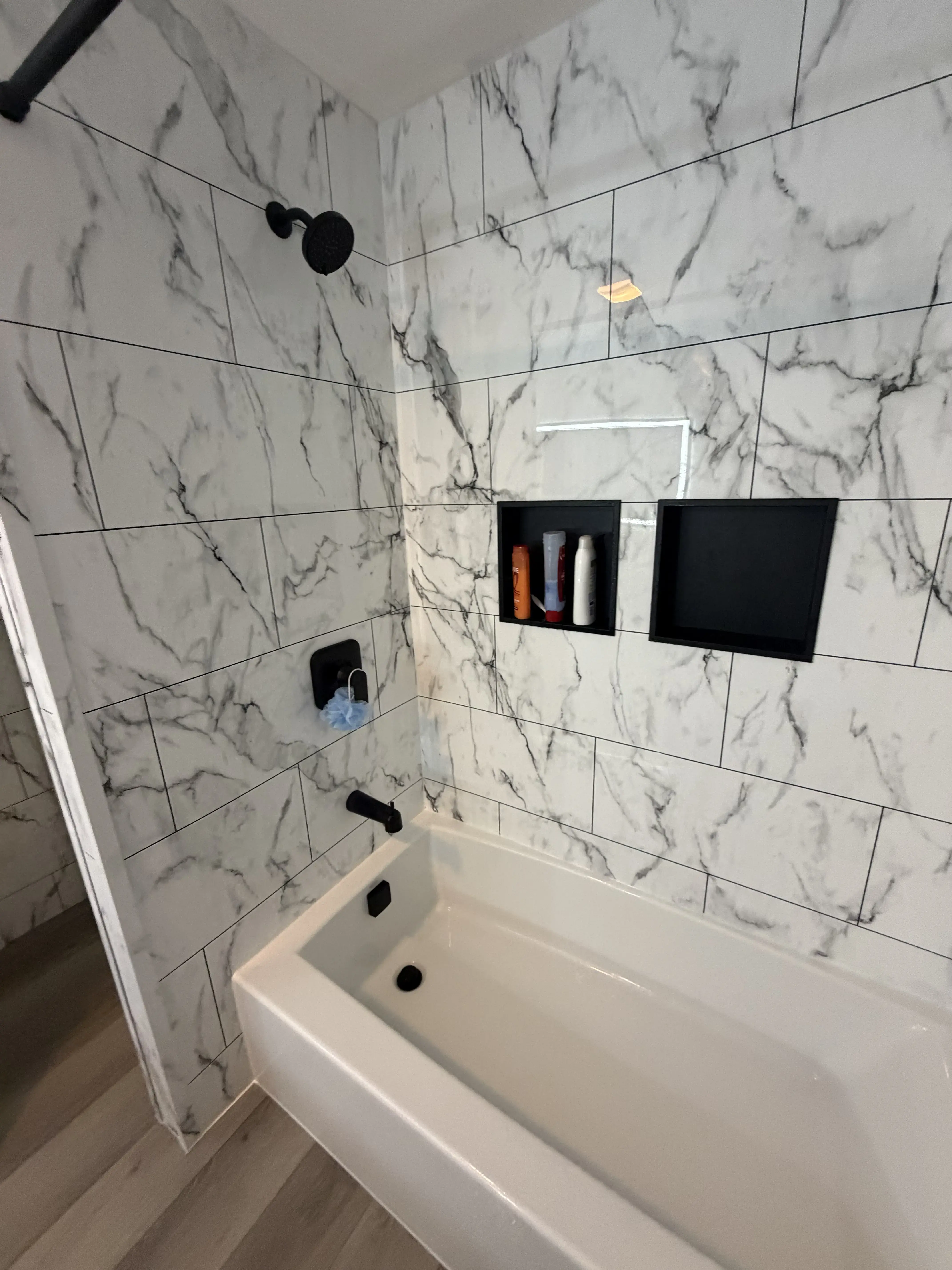 Remodeled bathroom project by Prime Bath