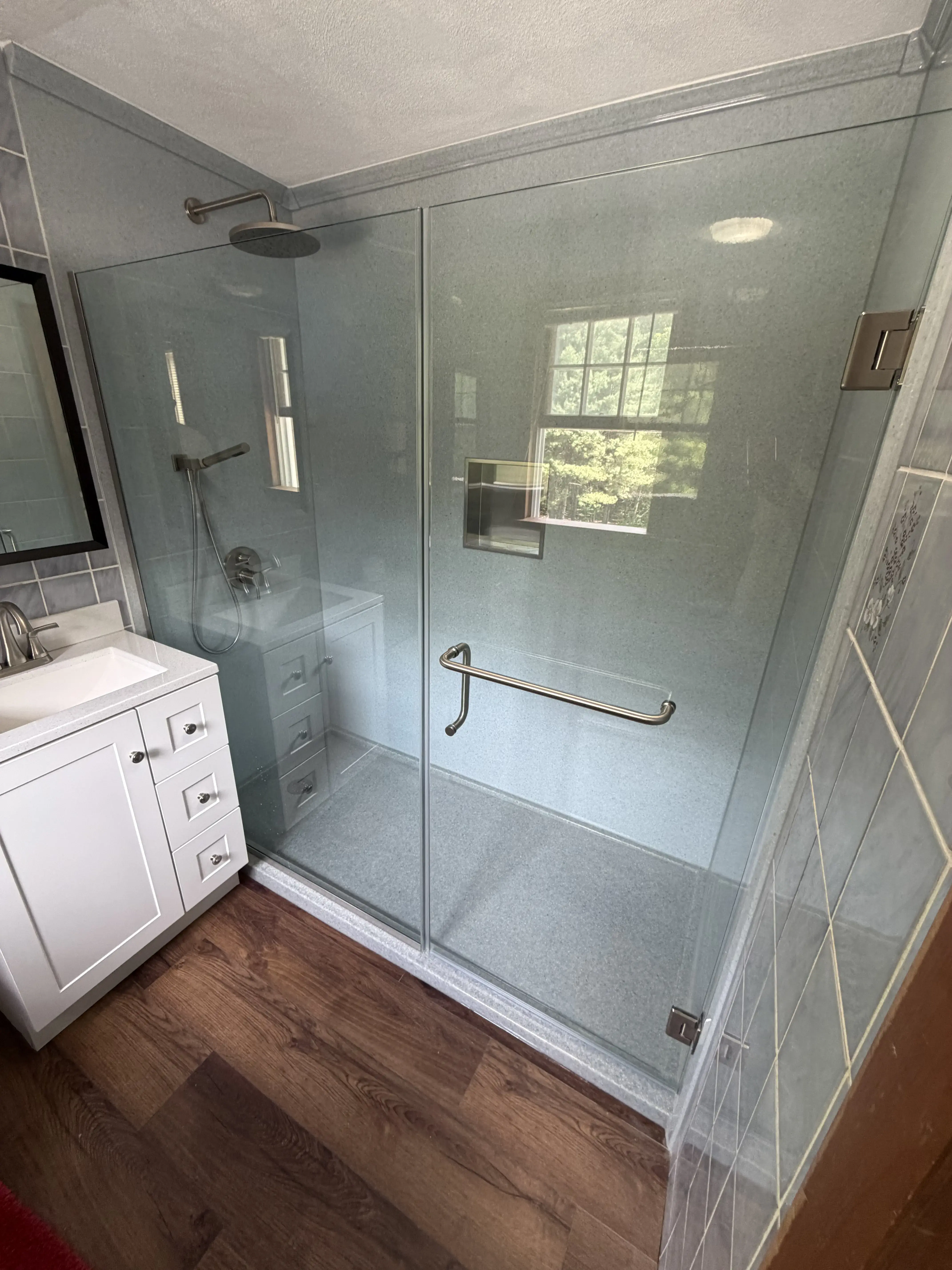 Remodeled bathroom project by Prime Bath