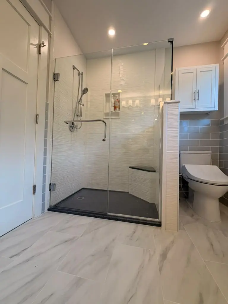 Remodeled bathroom project by Prime Bath