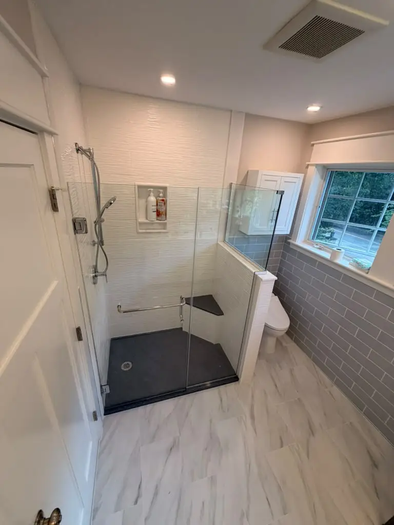 Remodeled bathroom project by Prime Bath