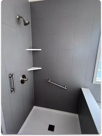Remodeled bathroom project by Prime Bath