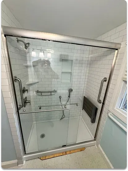 Remodeled bathroom project by Prime Bath